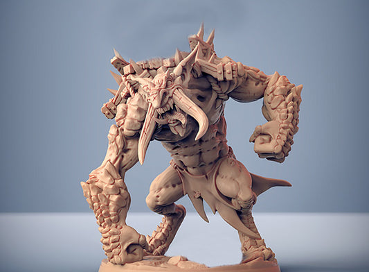 Troll (With back platform to carry 1" based model)