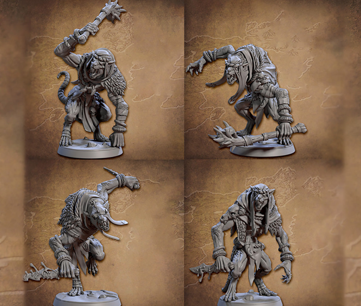 Rat Brutes (Set of 4)