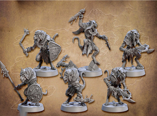 Rat Folk - Set of 6