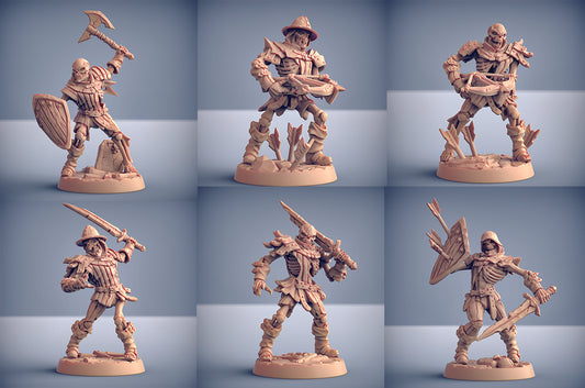 Skeleton Fighters (Set of 6)