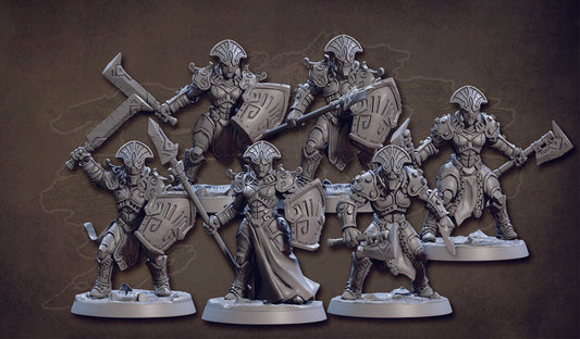Warforged with Helmets (Set of 6)