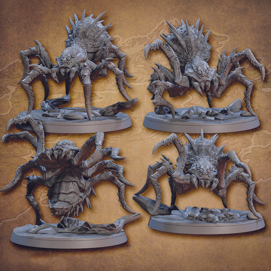 Giant Spiders (Set of 4)