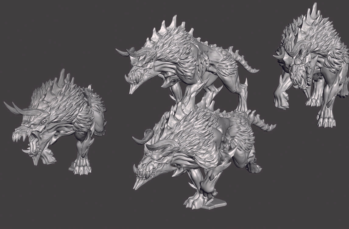 Hellhounds - Set of 4