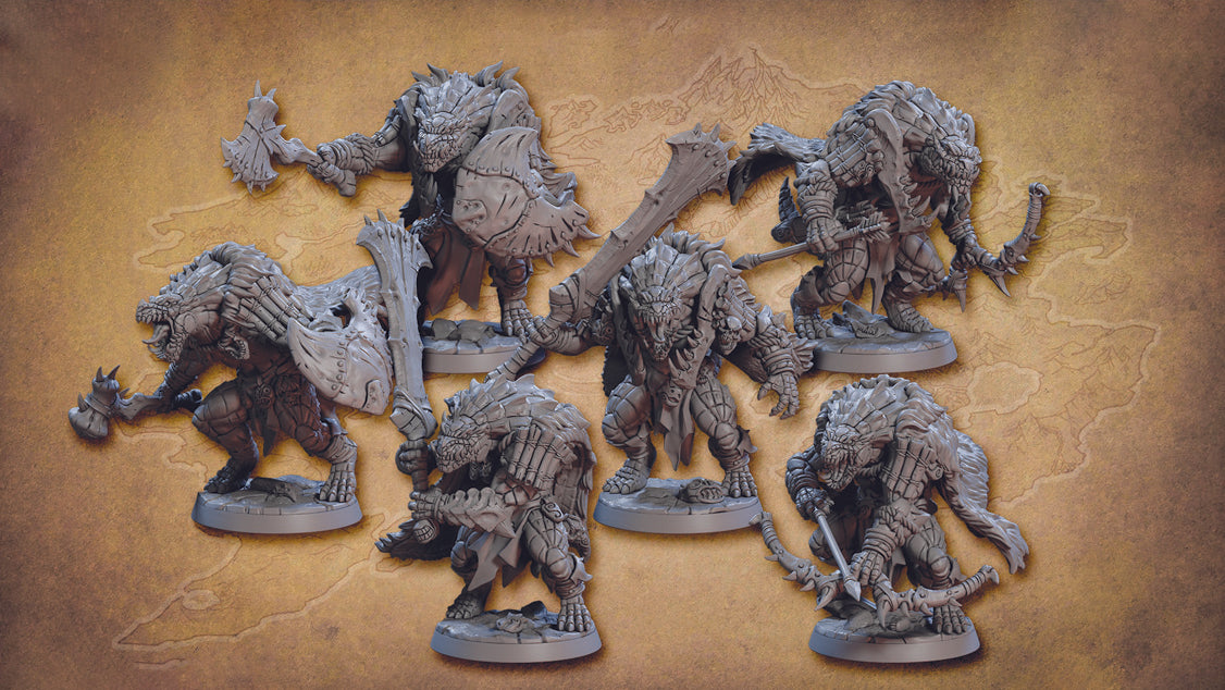 Frost Lizards - Set of 6