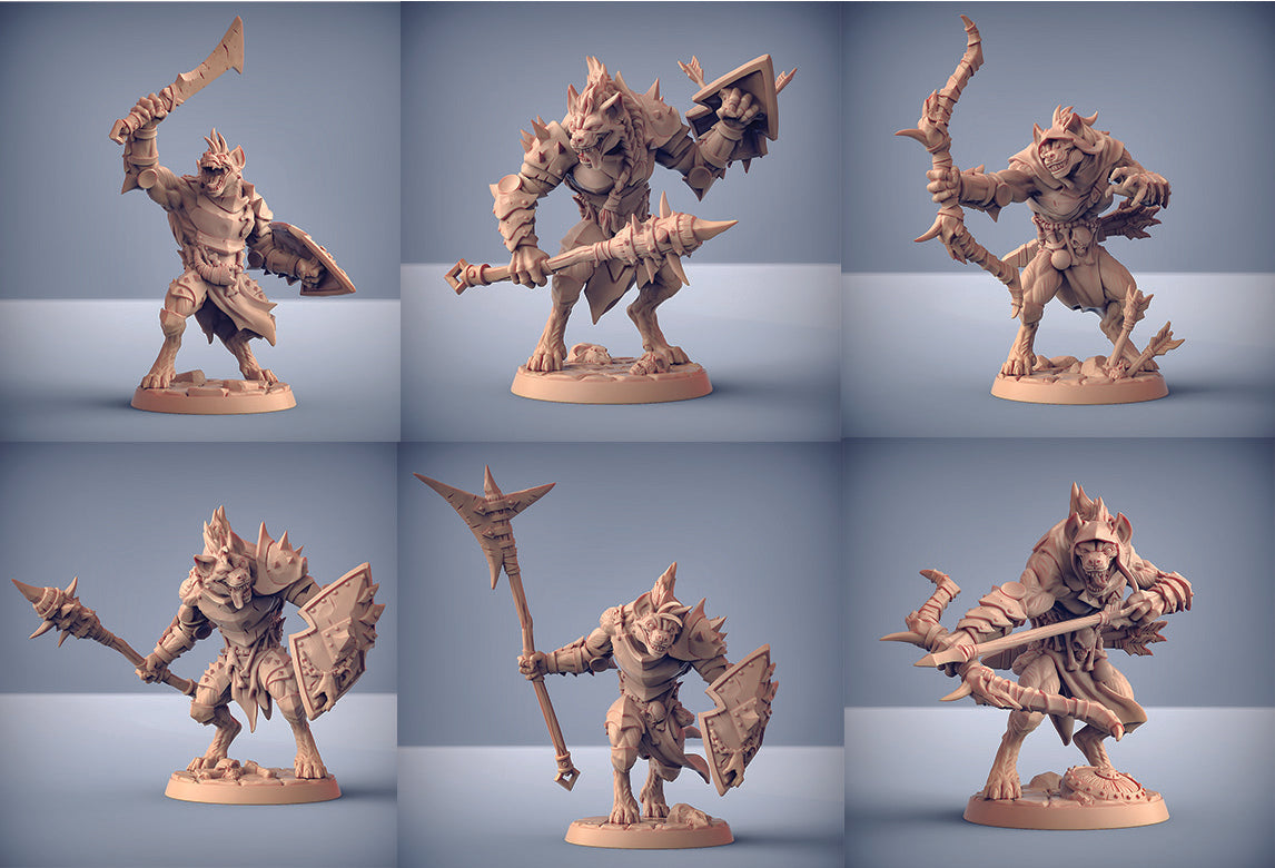 Gnolls - Set of 6