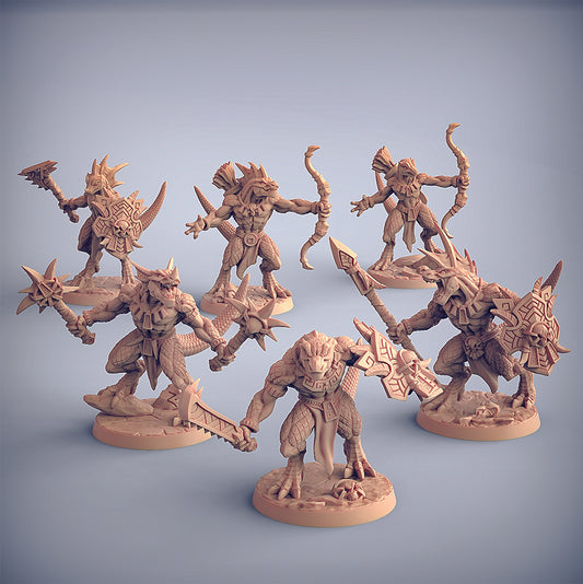 Lizard Folk (Set of 6)