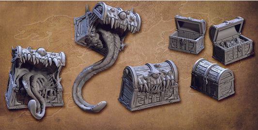 Mimics and Chests - Set of 6